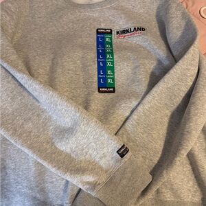 Kirkland Signature Light Gray Men's Crewneck Sweater